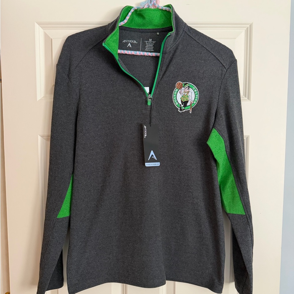 Antigua Boston Celtics performance 1/4 zip, NWT